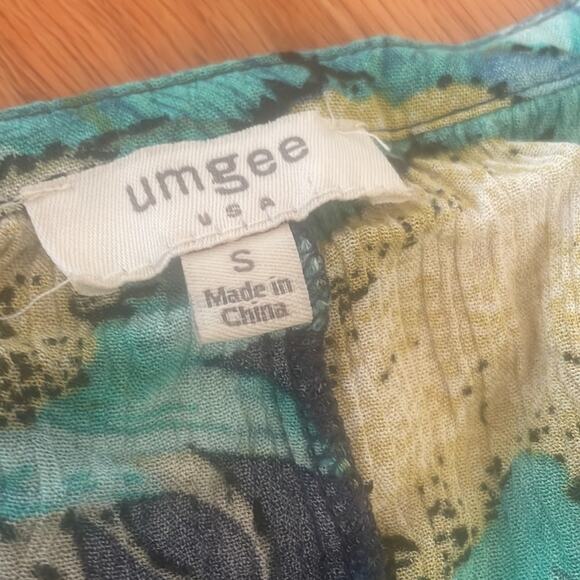 Umgee Floral Sunflower Swing Dress - Size Small - Picture 5 of 7